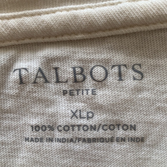 3/4 sleeves Talbots tee. - Picture 3 of 3